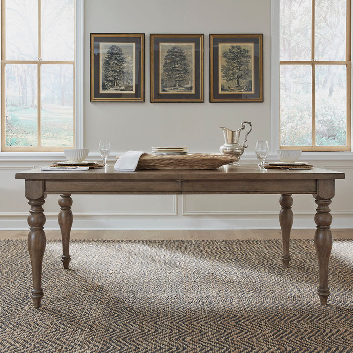 Americana Farmhouse - Wood Rectangular Leg Table - Dusty Taupe – Dining Tables by Liberty Furniture at Furniture Wholesale Plus , Nashville furniture store