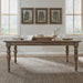 Americana Farmhouse - Wood Rectangular Leg Table - Dusty Taupe – Dining Tables by Liberty Furniture at Furniture Wholesale Plus , Nashville furniture store