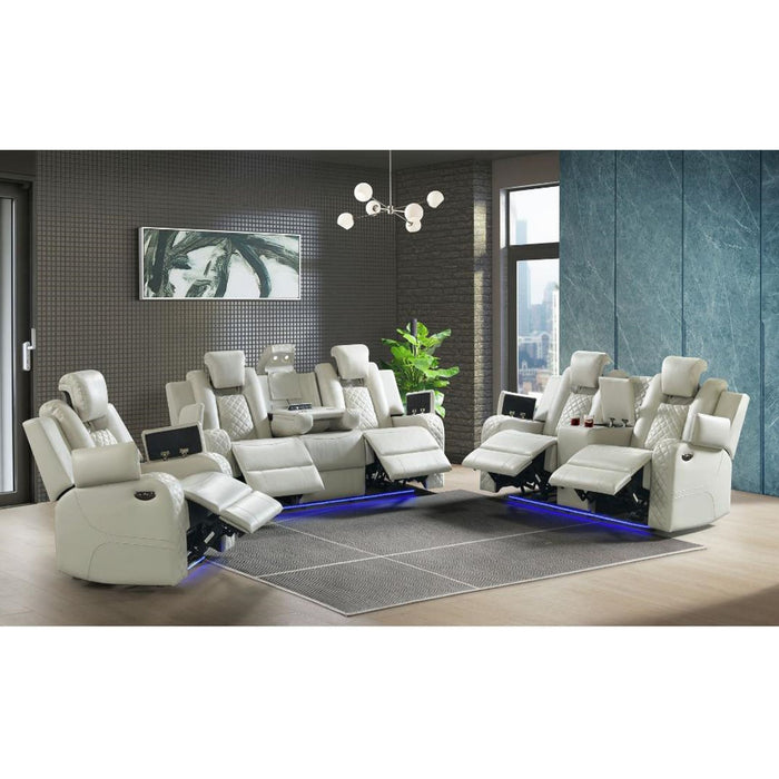 Carlo - Power Motion Sofa With Power Headrest, Dropdown Table, Power Strip, LED And Reading Light – Reclining Sofas by Elements International at Furniture Wholesale Plus , Nashville furniture store