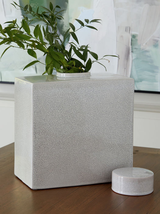 Haddworth - Jar - Premium Vases & Jars from Signature Design by Ashley® - Just $48! Shop now at Furniture Wholesale Plus  We are the best furniture store in Nashville, Hendersonville, Goodlettsville, Madison, Antioch, Mount Juliet, Lebanon, Gallatin, Springfield, Murfreesboro, Franklin, Brentwood