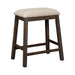 Harrison - Upholstered Console Stool - Espresso – Counter Height (24"-27") by Liberty Furniture at Furniture Wholesale Plus , Nashville furniture store