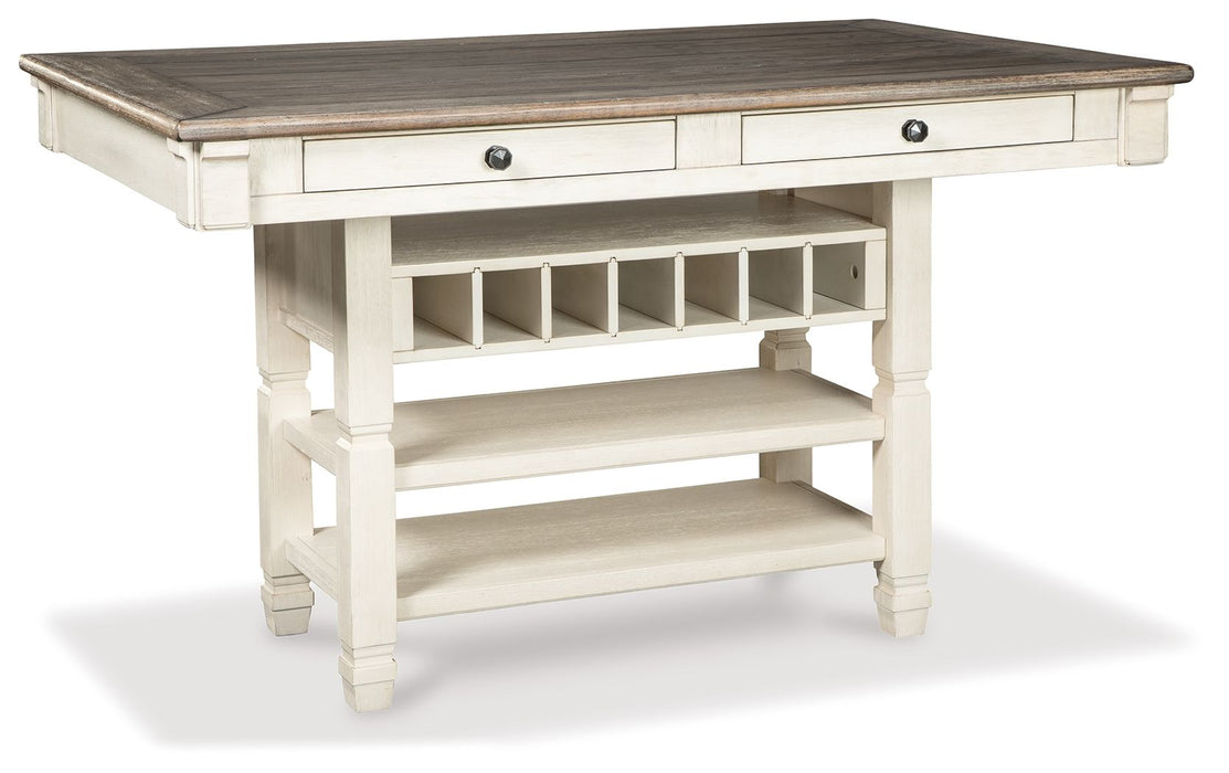 Bolanburg - Rectangular Dining Room Counter Table - Beige – Counter Tables by Signature Design by Ashley® at Furniture Wholesale Plus , Nashville furniture store