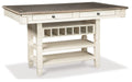 Bolanburg - Rectangular Dining Room Counter Table - Beige – Counter Tables by Signature Design by Ashley® at Furniture Wholesale Plus , Nashville furniture store