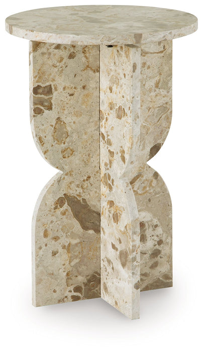 Treygan - Accent Table - Beige – Accent Tables by Signature Design by Ashley® at Furniture Wholesale Plus , Nashville furniture store