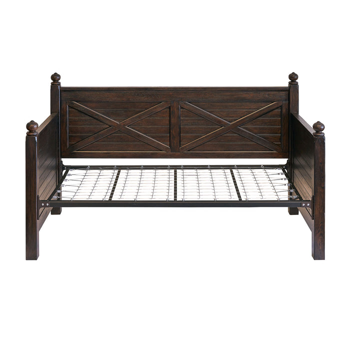 Sutherland - Twin Wood Daybed - Distressed Oak – Daybeds by Elements International at Furniture Wholesale Plus , Nashville furniture store