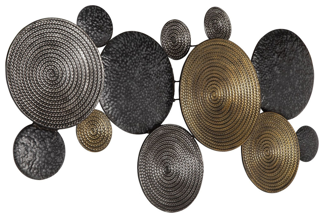 Emsley - Wall Decor - Metallic / Black / Gray – Wall Decor by Signature Design by Ashley® at Furniture Wholesale Plus , Nashville furniture store