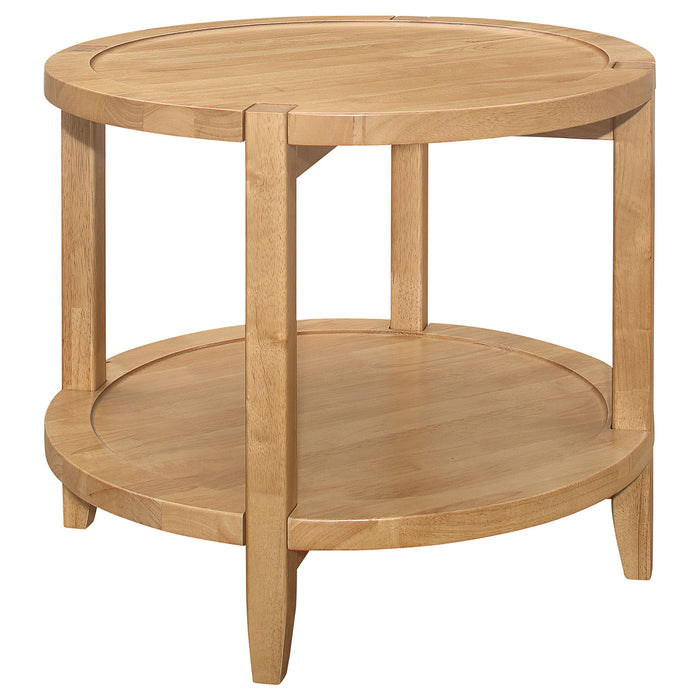 Camillo - Round Solid Wood Table – End Tables by Coaster Fine Furniture at Furniture Wholesale Plus , Nashville furniture store