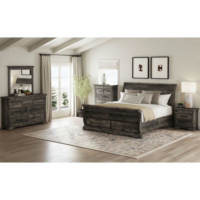 Park Ridge - Sleigh Storage Bed – Storage Beds by Elements International at Furniture Wholesale Plus , Nashville furniture store