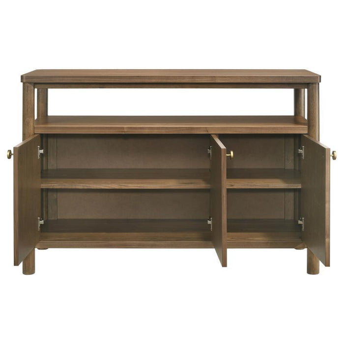 Crestmore - Dining Cabinet Sideboard Buffet - Walnut – Buffets by Coaster Fine Furniture at Furniture Wholesale Plus , Nashville furniture store