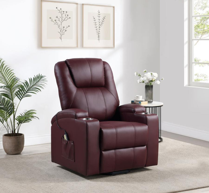 Armstrong - Upholstered Power Lift Massage Recliner – Lift Chairs by Coaster Fine Furniture at Furniture Wholesale Plus , Nashville furniture store