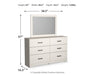 Stelsie - Dresser, Mirror - White – Dresser & Mirror by Signature Design by Ashley® at Furniture Wholesale Plus , Nashville furniture store