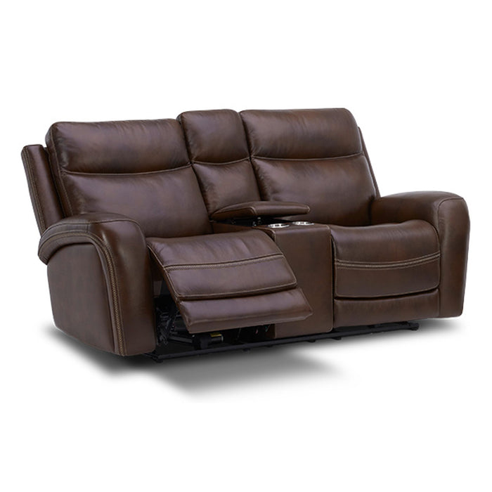 Blair - Loveseat With Console P2 & ZG - Cognac – Reclining Loveseats by Liberty Furniture at Furniture Wholesale Plus , Nashville furniture store