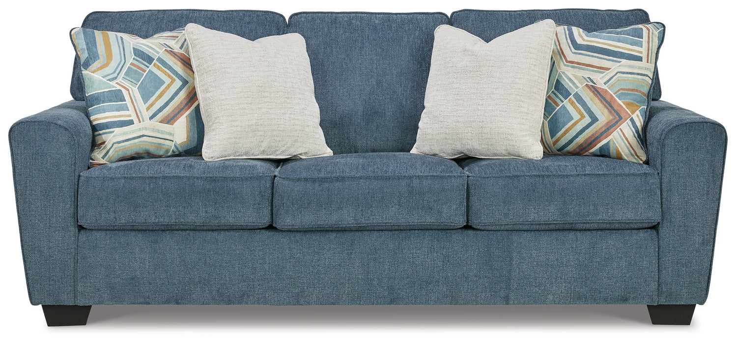 Cashton - Queen Sofa Sleeper - Blue – Sleeper Sofas by Signature Design by Ashley® at Furniture Wholesale Plus , Nashville furniture store