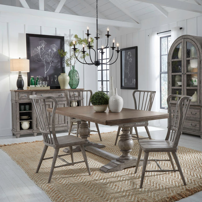 River Place - Trestle Table Set – 5 Piece Dining Room Sets by Liberty Furniture at Furniture Wholesale Plus , Nashville furniture store