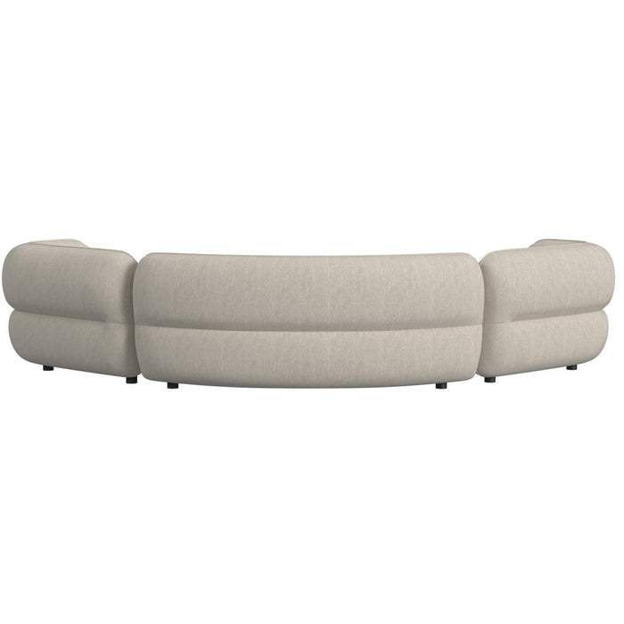 Four Seasons - Sectional Set With 6 Pillows - Camel – Stationary Sectionals by Elements International at Furniture Wholesale Plus , Nashville furniture store