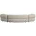 Four Seasons - Sectional Set With 6 Pillows - Camel – Stationary Sectionals by Elements International at Furniture Wholesale Plus , Nashville furniture store