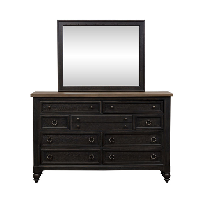 Americana Farmhouse - Dresser & Mirror – Dresser & Mirror by Liberty Furniture at Furniture Wholesale Plus , Nashville furniture store