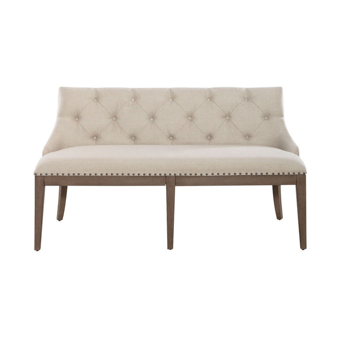 Americana Farmhouse - Upholstered Shelter Dining Bench – Upholstered Benches by Liberty Furniture at Furniture Wholesale Plus , Nashville furniture store