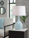 Rylanton - Glass Table Lamp - Aqua – Table Lamps by Signature Design by Ashley® at Furniture Wholesale Plus , Nashville furniture store