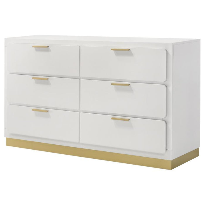 Caraway - 6-Drawer Dresser – Dressers by Coaster Fine Furniture at Furniture Wholesale Plus , Nashville furniture store