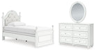 Kozlani - Upholstered Panel Bedroom Set – 3 Piece Bedroom Sets by Signature Design by Ashley® at Furniture Wholesale Plus , Nashville furniture store