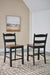 Valebeck - Barstool (Set of 2) - Black / Brown – Stool Sets by Signature Design by Ashley® at Furniture Wholesale Plus , Nashville furniture store