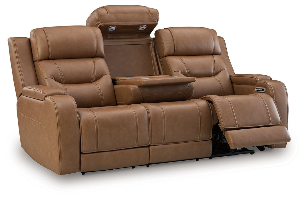 Knightington - Power Reclining Sofa With Audio Seating – Reclining Sofas by Signature Design by Ashley® at Furniture Wholesale Plus , Nashville furniture store