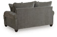 Tallow Creek - Loveseat - Shadow – Stationary Loveseats by Signature Design by Ashley® at Furniture Wholesale Plus , Nashville furniture store
