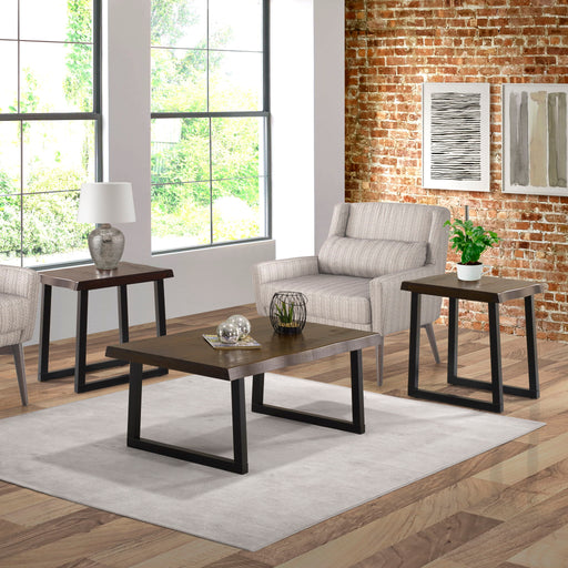 Jennings - 2 Piece Occasional Set - Brown – Table Sets by Steve Silver Furniture at Furniture Wholesale Plus , Nashville furniture store
