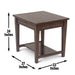 Crestline - End Table - Brown – End Tables by Steve Silver Furniture at Furniture Wholesale Plus , Nashville furniture store