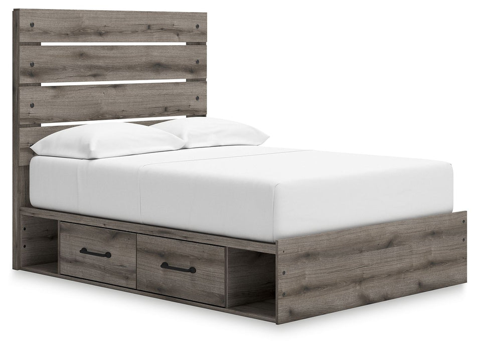 Graystorm - Panel Storage Bed – Storage Beds by Signature Design by Ashley® at Furniture Wholesale Plus , Nashville furniture store