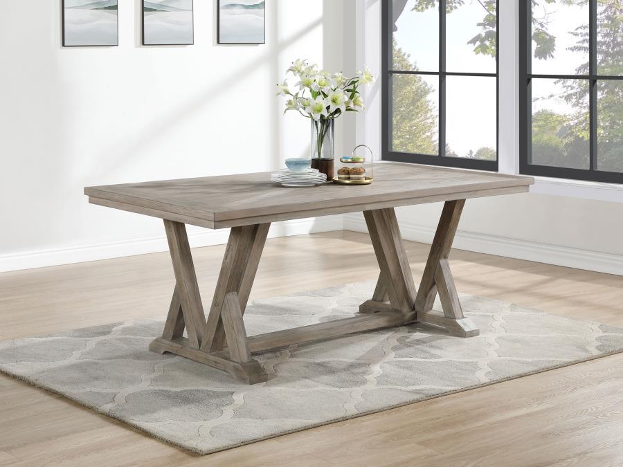 Cornelia - Rectangular Dining Table - Coastal Gray – Dining Tables by CoasterEveryday at Furniture Wholesale Plus , Nashville furniture store