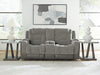 Mixed Motion - Power Reclining Loveseat With Console / Adjustable Headrest – Reclining Loveseats by Signature Design by Ashley® at Furniture Wholesale Plus , Nashville furniture store