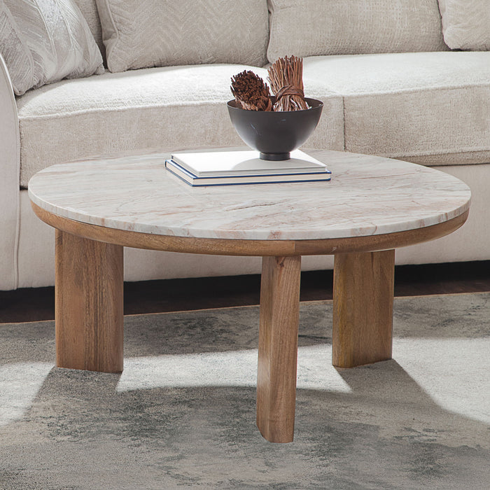 Sidney - Marble Top Table – Coffee Tables by Steve Silver Furniture at Furniture Wholesale Plus , Nashville furniture store