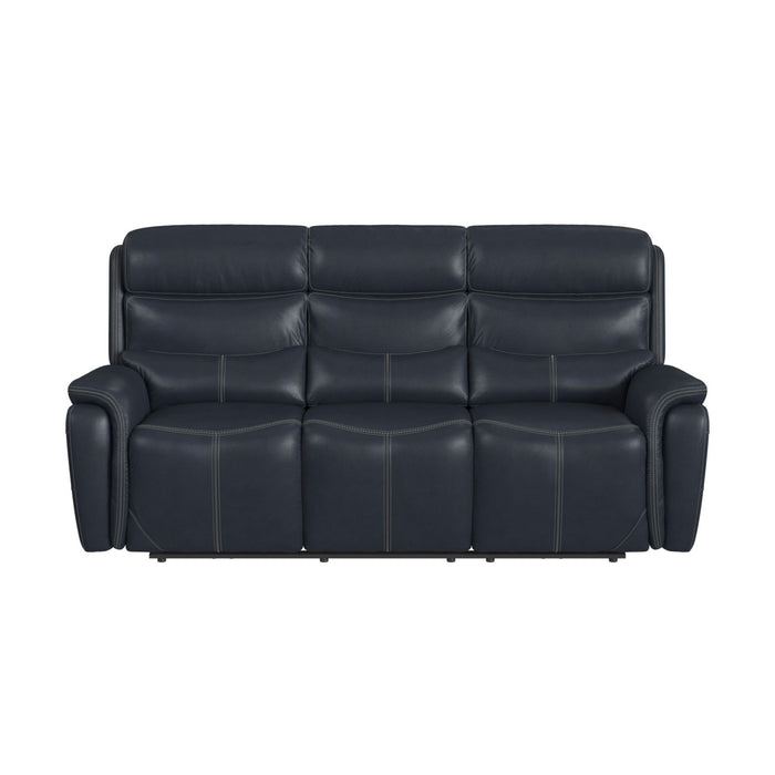 Aruba - Power Motion Sofa With Power Headrest - Pebble Navy – Reclining Sofas by Elements International at Furniture Wholesale Plus , Nashville furniture store