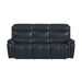 Aruba - Power Motion Sofa With Power Headrest - Pebble Navy – Reclining Sofas by Elements International at Furniture Wholesale Plus , Nashville furniture store