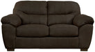 Legend - Loveseat - Chocolate – Stationary Loveseats by Jackson at Furniture Wholesale Plus , Nashville furniture store