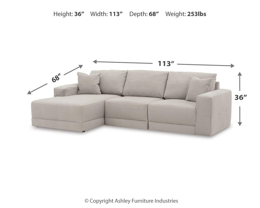 Next-Gen Gaucho - Sectional – Stationary Sectionals by Benchcraft® at Furniture Wholesale Plus , Nashville furniture store