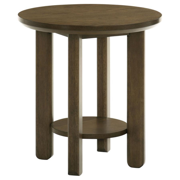 Ottowa - Round Wood Table With Shelf – End Tables by Coaster Fine Furniture at Furniture Wholesale Plus , Nashville furniture store