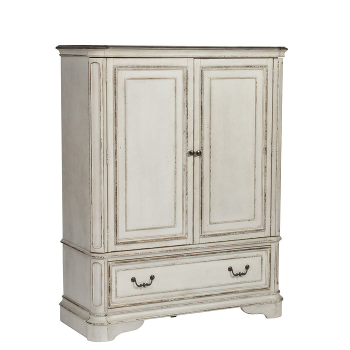 Magnolia Manor - Door Chest - Antique White – Door Chests by Liberty Furniture at Furniture Wholesale Plus , Nashville furniture store