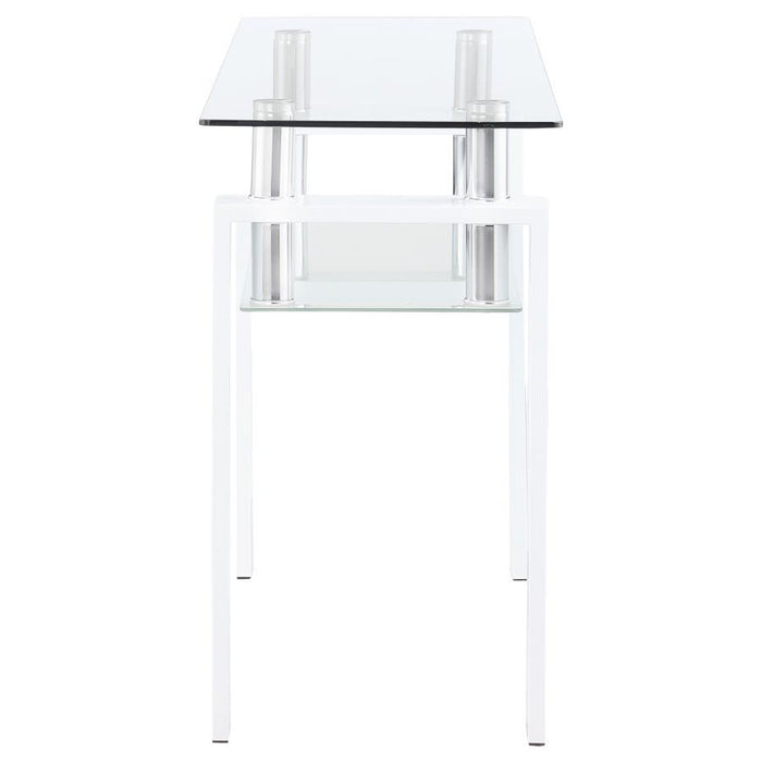 Dyer - 1-Shelf Rectangular Glass Top Table – End Tables by CoasterEveryday at Furniture Wholesale Plus , Nashville furniture store