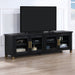 Yves - TV Stand - Black - Premium TV Stands from Steve Silver Furniture - Just $689! Shop now at Furniture Wholesale Plus  We are the best furniture store in Nashville, Hendersonville, Goodlettsville, Madison, Antioch, Mount Juliet, Lebanon, Gallatin, Springfield, Murfreesboro, Franklin, Brentwood