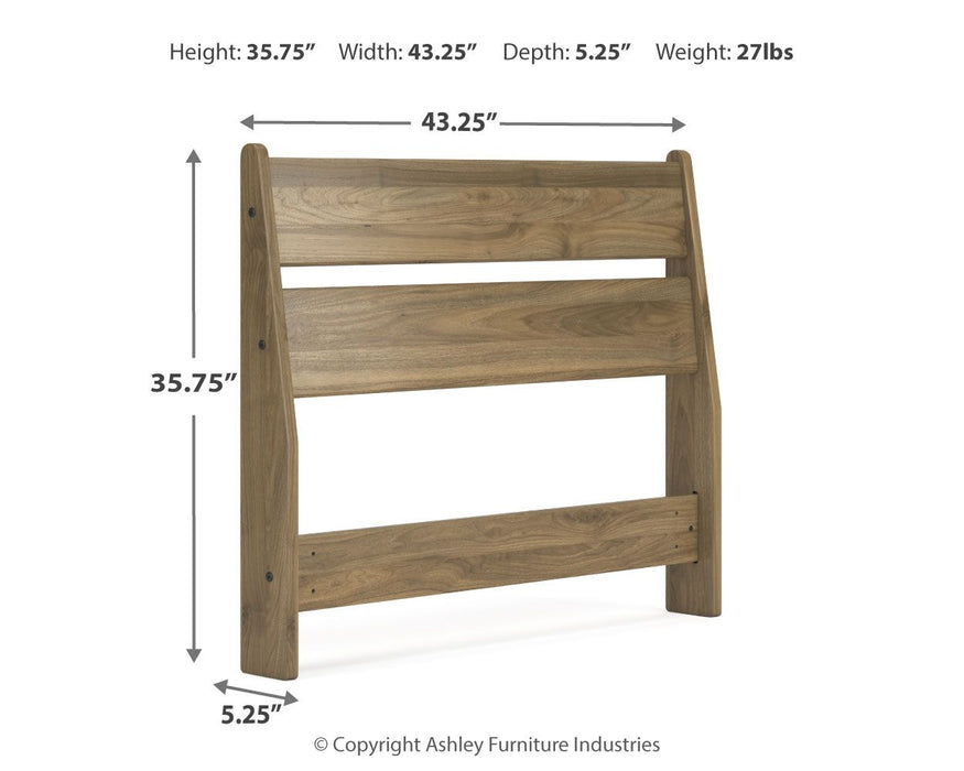 Deanlow - Twin Panel Headboard - Honey – Panel Headboards by Signature Design by Ashley® at Furniture Wholesale Plus , Nashville furniture store