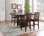 Yorktown - Counter Storage Dining Set – 8 + Piece Dining Room Sets by Steve Silver Furniture at Furniture Wholesale Plus , Nashville furniture store