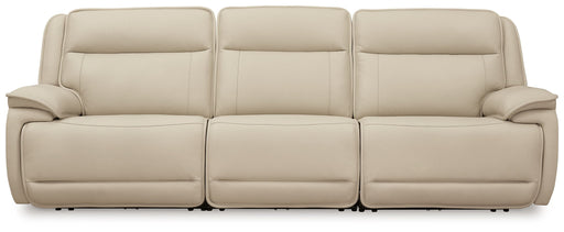 Double Deal - 3-Piece Power Reclining Sofa Sectional - Almond – Reclining Sectionals by Signature Design by Ashley® at Furniture Wholesale Plus , Nashville furniture store
