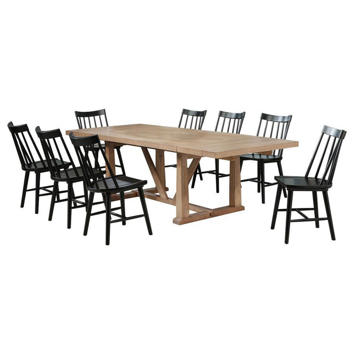 Middleton - 106" Extension Leaf Dining Set – 8 + Piece Dining Room Sets by Coaster Fine Furniture at Furniture Wholesale Plus , Nashville furniture store