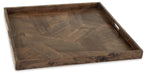 Heddford - Tray - Brown – Trays by Signature Design by Ashley® at Furniture Wholesale Plus , Nashville furniture store