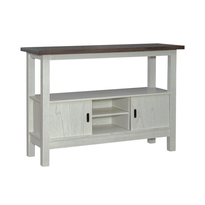Brook Bay - Sideboard - Textured White / Carbon Gray – Sideboards by Liberty Furniture at Furniture Wholesale Plus , Nashville furniture store
