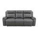 Gaston - Manual Reclining Sofa - Gray – Reclining Sofas by Steve Silver Furniture at Furniture Wholesale Plus , Nashville furniture store