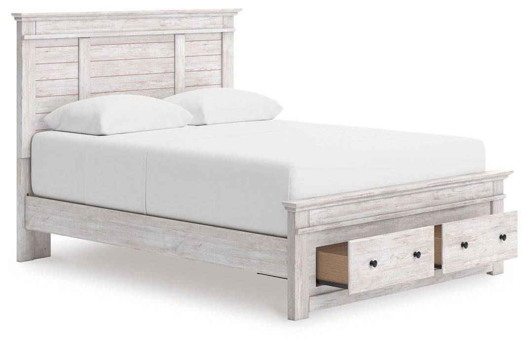 Makidern - Panel Storage Bed With Storage Footboard – Storage Beds by Signature Design by Ashley® at Furniture Wholesale Plus , Nashville furniture store